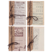 720Szt Zestaw Papierów Papierów Dekoracyjnych DIY, Vintage I Kolorowy