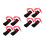 8Pièces Attaches Multi Couleurs Nylon Métal Pour Ski Glisse 4