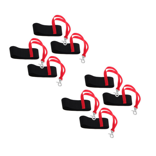 8Pièces Attaches Multi Couleurs Nylon Métal Pour Ski Glisse 2