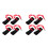8Pièces Attaches Multi Couleurs Nylon Métal Pour Ski Glisse 6