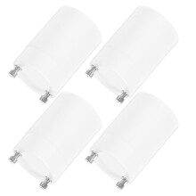 20Szt Szybki Adapter Gu24 Na E27 Plastikowy Biały Domowy