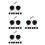 16Pares Dome Tweeter Preto Para Som Estéreo 4
