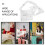 9Szt Kreatywne Szablony Do Patchworku Akrylowe Transparentne DIY 7