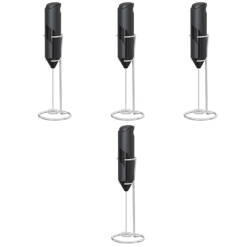 4Conjuntos Mixer Pequeno Preto Para Bater E Cremes 2
