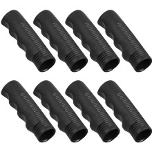 16Pares De Alça PVC Para Antideslizante Preta Ergonômica