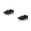 2Pares Tênis Preto Flexível Grosso Amortecedor 4