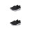 2Pares Tênis Preto Flexível Grosso Amortecedor 7
