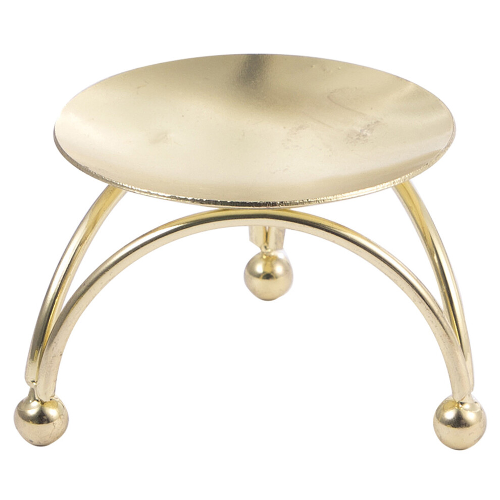 4Szt Metalowe ŚWieczniki Vintage ZłOte Dekoracyjne Na-image