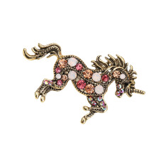 Mode Charme Broche Pin Modieuze Paardenbroche Mooie Badges-Goud