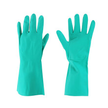 Industrielle NBR Chemische Handschuhe Säure Alkali Lösungsmittel Ölbeständig EN15Fx8