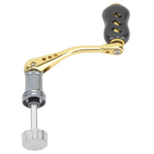 Fishing Reel Crank Rotary Knob Power Handle, Durable Aluminum Alloy Spinning Reel Replacement Lightweight Portable Adjustable Handle Comfortable Grip