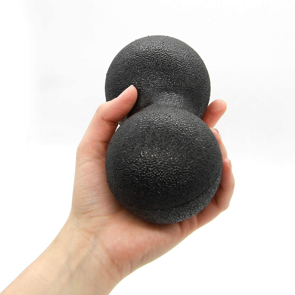 Epp Rubber Peanut Massage Ball, Ideal For Deep Tissue Massage And Trigger Point Therapy, Ergonomic Design For Neck And Back Exercises