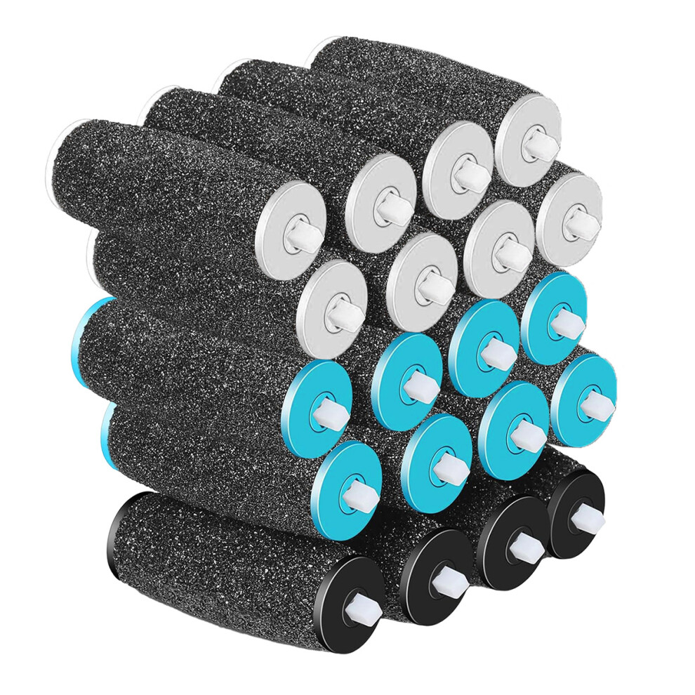Micro Abrasive Foot File Rollers, Replacement Rollers For Amope Pedi Perfect Electronic File, Safely And Effectively Removes Dead Skin, Compatible