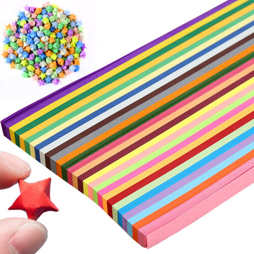 Τόνωση της δημιουργικότητας με χαρτιά Origami με αστέρια σε ποικιλία χρωμάτων, οι