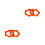 10Stk Mikrofonringe Orange Schutz Zubehör 5