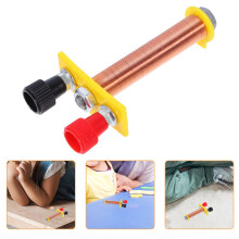 3Stk Schulset Elektromagnet T-Förmig Mit Kupfer-Spule Multicolor