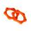 10Stk Mikrofonringe Orange Schutz Zubehör 11