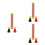 3Stk Schulset Elektromagnet T-Förmig Mit Kupfer-Spule Multicolor 9