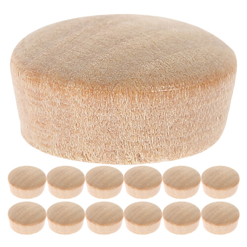 120Stk Holz Möbelstopfen Khaki – Kegel Form Abdeckung
