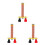 3Stk Schulset Elektromagnet T-Förmig Mit Kupfer-Spule Multicolor 5