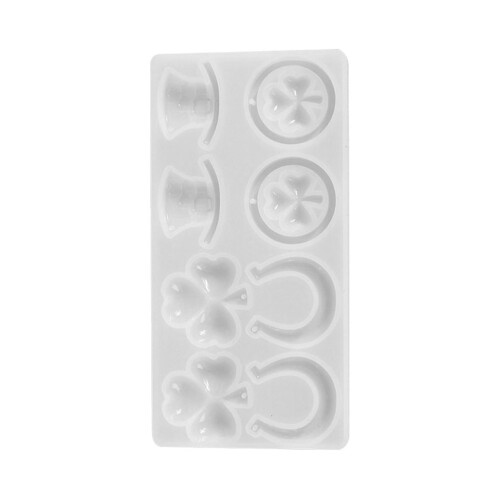2Stk Wiederverwendbare Silikonform Schmuck Bastelform 2