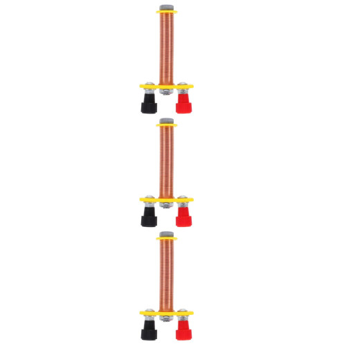 3Stk Schulset Elektromagnet T-Förmig Mit Kupfer-Spule Multicolor 2