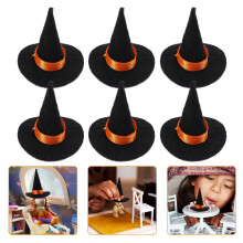 40Stk Mini Hexenhut Aus Filz Schwarz Halloween Party Deko