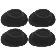 20Stk Mini Hüte Aus Stoff Schwarz Für Partydeko Und Puppenaccessoires