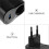 Auto Steckdosenadapter USB Kfz Ladegerät 220V Ac Zu 12V Dc ABS 8