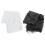 8Paare Fingerlose Halloween Polyester Riss Design Bunt 1