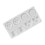 2Stk Wiederverwendbare Silikonform Schmuck Bastelform 2