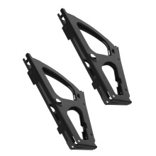2Paare Schuhschrank Klapprahmen Metall Schwarz Praktisch Und Robust