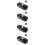 4Sets Doppeltes Brillenetui Hart Für Zuhause Organizer 10