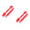 2Sets Rotes Kunststoff -Spline Roller Set Praktisch Vielseitig 6