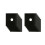 12X Reusable Non-Stick Black Gas Range Stove Top Burner Covers Protector Liner 1