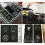 12X Reusable Non-Stick Black Gas Range Stove Top Burner Covers Protector Liner 6