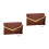 2Stk PU Clutch Damen Vintage Elegant Wrist Strap 8