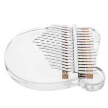 1Set Mini Kalimba Piano Acryl Daumenklavier Transparent Für Musik