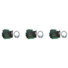 3X FX3U 24MR 6AD RS485 RTC (Real  Clock) 14 Input 10 Relay Output 6 Analog Input 2 Analog Output Plc Controller