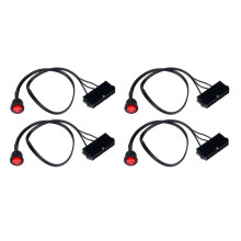 4PCS 50cm Cable Copper Tin Wire 24-Pin Female ATX PSU PC Power Supply Tester Start Jumper with /OFF