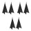 Universal Dj Light Speaker Stand Skirt Tripod Scrim Cover with Stretchable Polyester Material, 6 Pcs 1