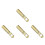 4Stk Messing Kabelverbinder Auto Audio Terminal O-Form Gold 5
