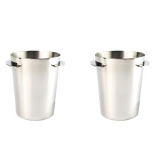 2X Copo Doseador de Café em Aço Inoxidável Máquina de Moagem de Feijão para Máquina de Café Expresso de 58 mm Copo Doseador-B