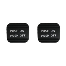 2X 465313TA0A Car Black Rubber Parking Brake Pedal Pad for Quest Maxima Altima Titan Rogue Pathfinder Leaf