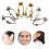 60Stk Ohrringclip Messing DIY Schmuckherstellung 11