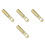 4Stk Messing Kabelverbinder Auto Audio Terminal O-Form Gold 10