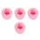 4Stk Make-Up Box Silikon Mit Hängefunktion Rosa 7