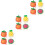 12Stk Badeschwamm Netz Mit Schlaufe Fruit Shape Duschbürste Bunt 5