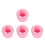 4Stk Make-Up Box Silikon Mit Hängefunktion Rosa 6