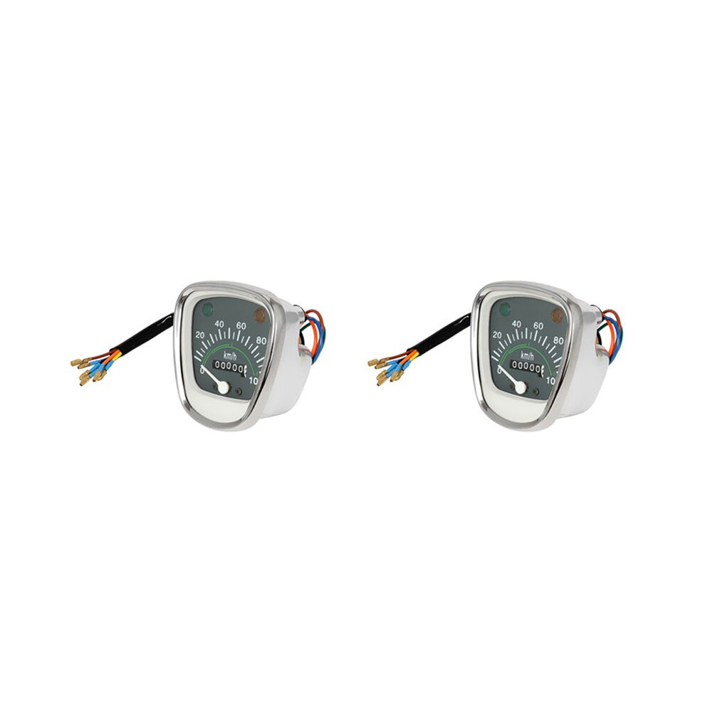 2X Retro Speedometer Tachometer Odometer Instrument For Passport Cub C50 C70 C90 C70mk3 Universal Gauges 6031972386544